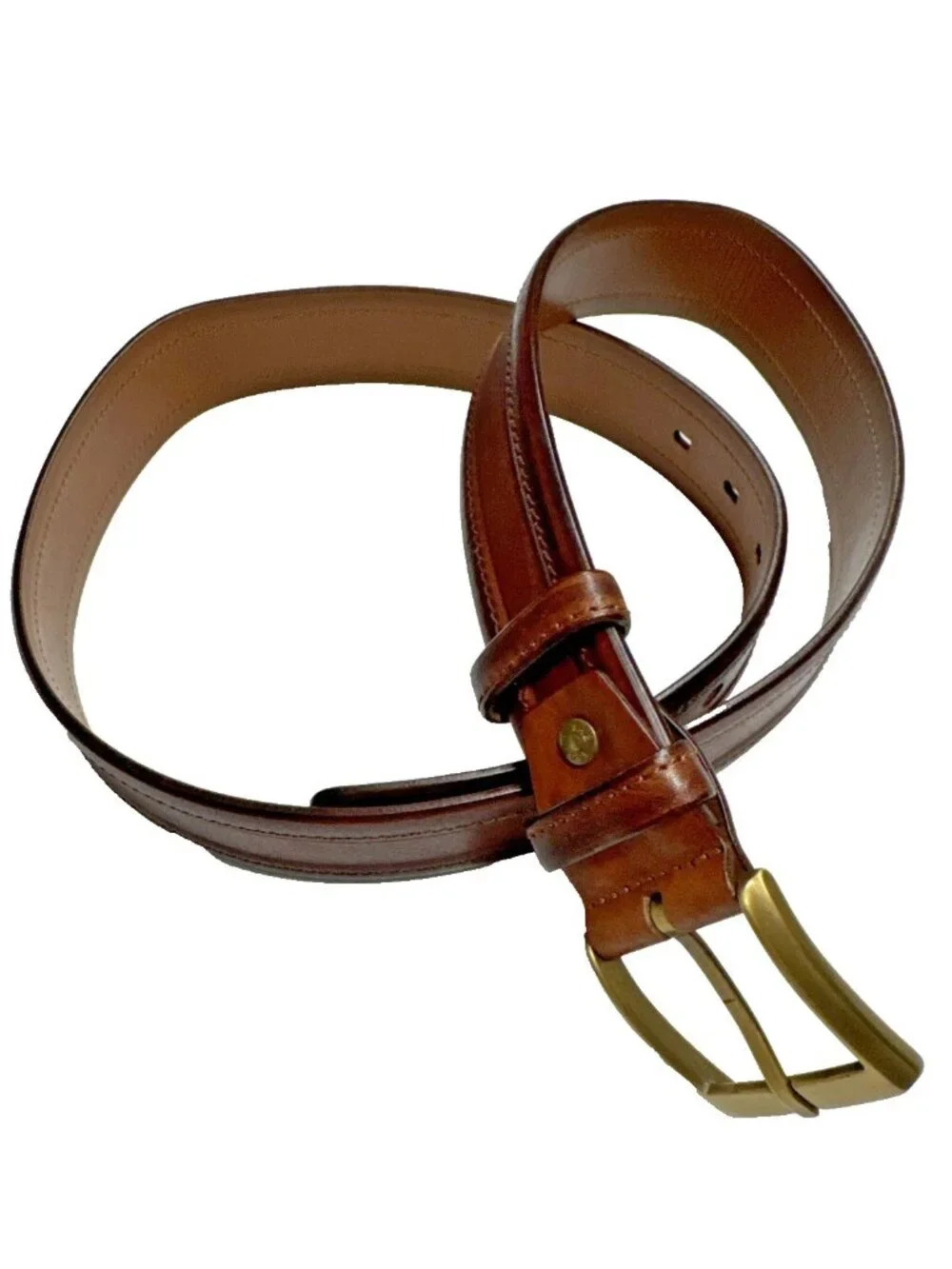 The Bridge Firenze Genuine Leather Belt Made In Italy (100-115cm) L-XL